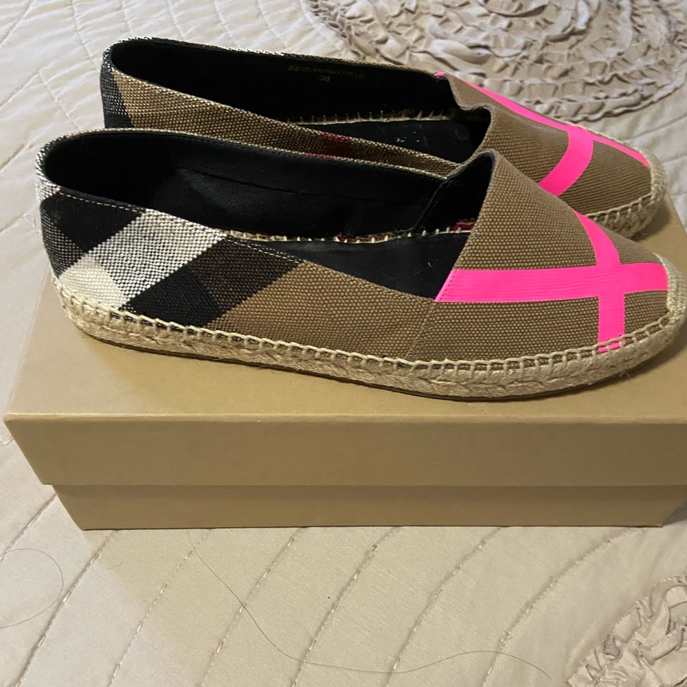 SOLD Burberry espadrilles